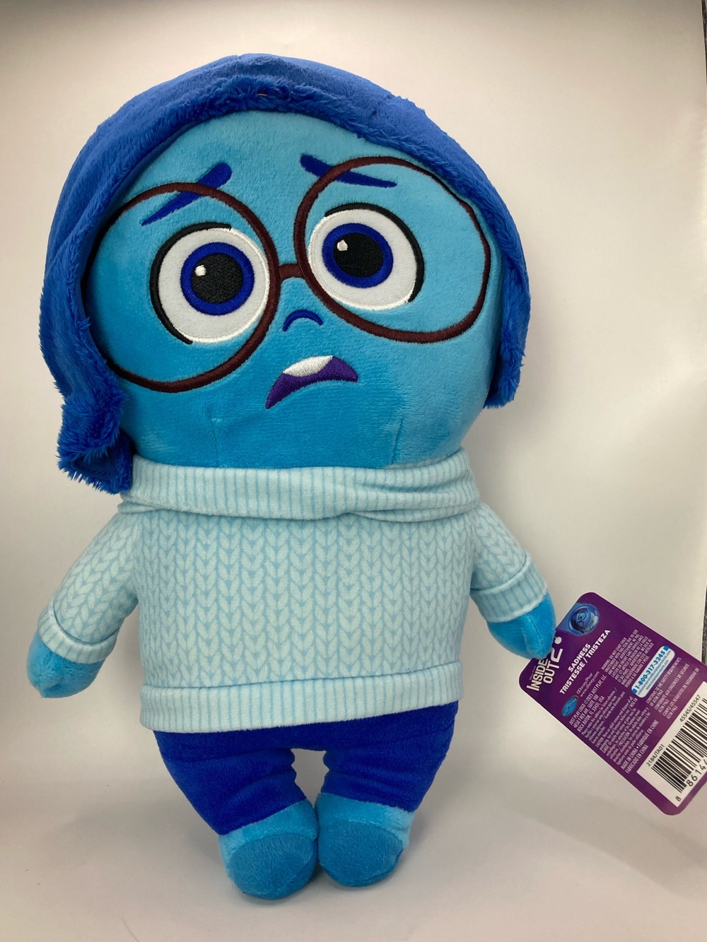 Inside Out Sadness Plush Toy - Blue
